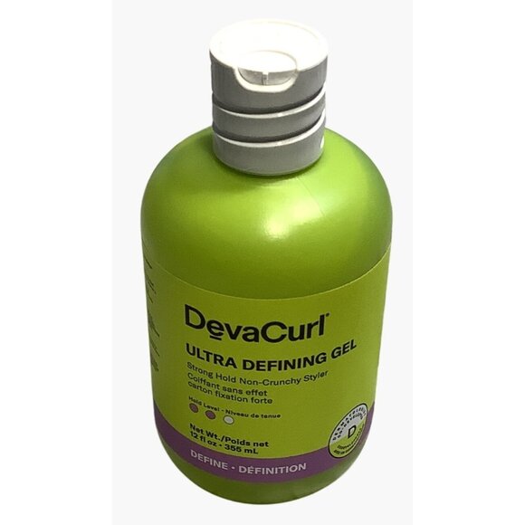 DevaCurl Ultra Defining Gel 12 Oz Strong Hold Non-Crunchy Style For Curly Hair - Picture 4 of 4
